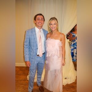 & Other Stories Pink Layered Maxi Dress